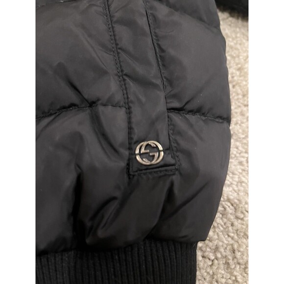 Gucci Kids Unisex Down Filled Black Puffer Jacket Coat Vest Size 8 - Picture 2 of 15